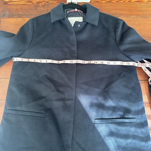 Max Mara Leisure Blu Notte Clava Coat NWT Size 6 - Picture 14 of 14